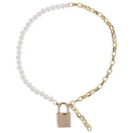 Sportsheets S&M Pearl Day Collar - Adjustable Necklace with Faux Pearls