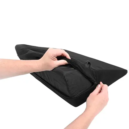 Sportsheets Pivot Positioner Ergonomic Foam Wedge Black 17x6in