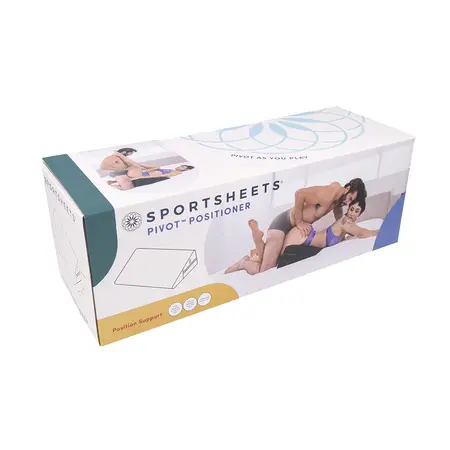 Sportsheets Pivot Positioner Ergonomic Foam Wedge Black 17x6in