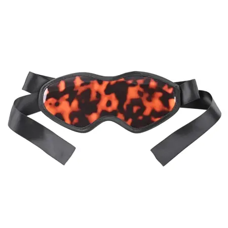 Sportsheets Amber Blindfold Satin Ties Luxury Finish Adjustable Fit