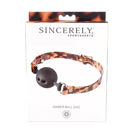 Sportsheets Amber Series Adjustable Ball Gag with Breathable Strap