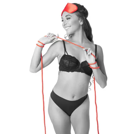 Sportsheets Sex & Mischief Amor Rope 2x4.5m Soft Cotton Black Set