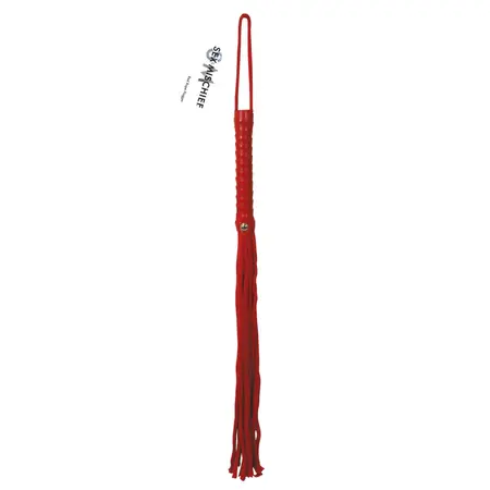 Sportsheets S&M Red Rope Impact Tool 61cm - Vinyl & Polyester Blend