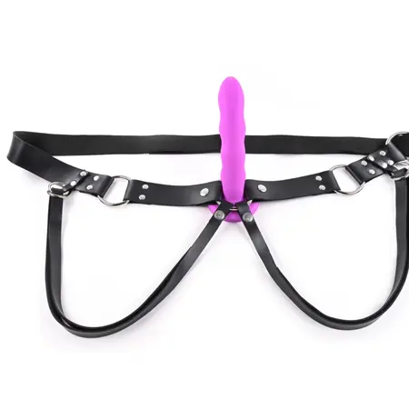 Sportsheets Montero Adjustable Harness Black Faux Leather System