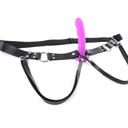 Sportsheets Montero Adjustable Harness Black Faux Leather System