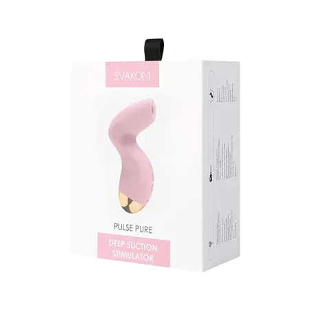 Svakom Pulse Pure Suction System, Water-Resistant, Pale Pink, 129mm