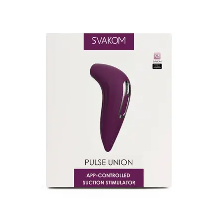 Svakom Pulse Union Violet App-Controlled Suction System, 5 Modes, Waterproof