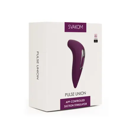 Svakom Pulse Union Violet App-Controlled Suction System, 5 Modes, Waterproof