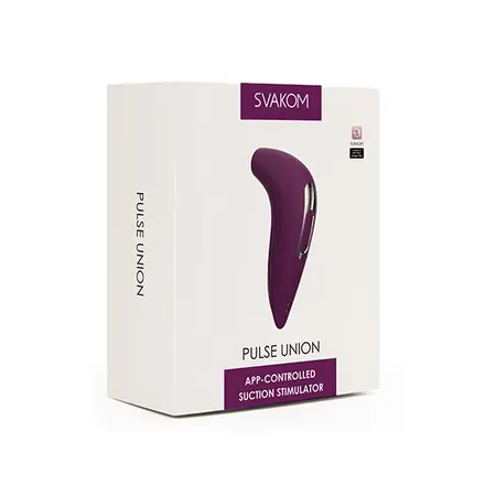 Svakom Pulse Union Violet App-Controlled Suction System, 5 Modes, Waterproof
