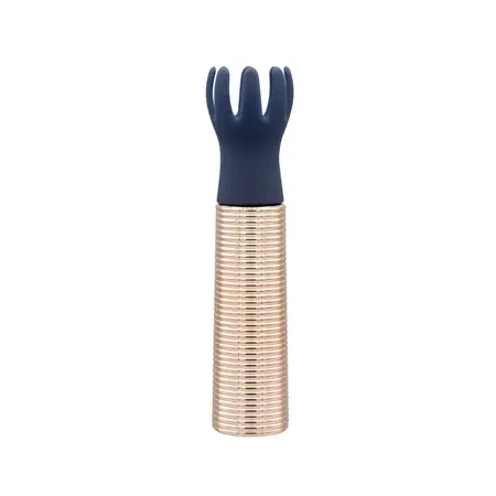 Pillow Talk Desires Navy Blue Bullet Set with 5 Silicone Attachments