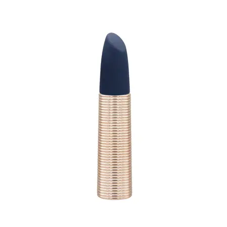 Pillow Talk Desires Navy Blue Bullet Set with 5 Silicone Attachments