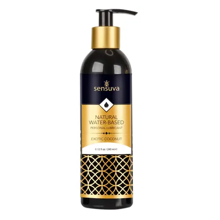 Sensuva Natural Water-Based Lubricant Exotic Coconut 240ml