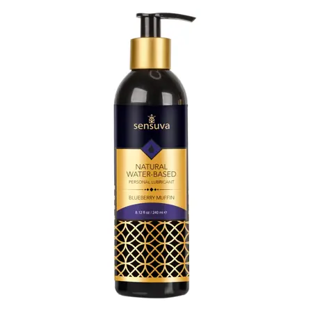 Sensuva Natural Water-Based Lubricant Blueberry Muffin 240ml