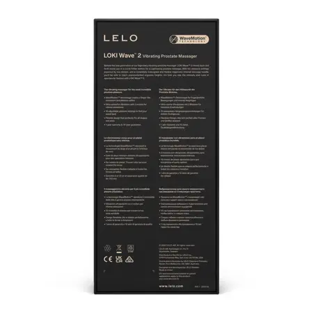 LELO Loki Wave 2 Black - Dual-Motor Intimate Massager, 12 Modes