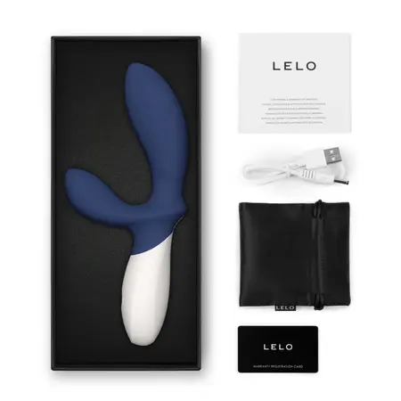 LELO Loki Wave 2 Intimate Massager Dual Motor Blue 12 Modes Waterproof