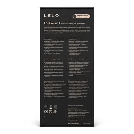 LELO Loki Wave 2 Intimate Massager Dual Motor Blue 12 Modes Waterproof