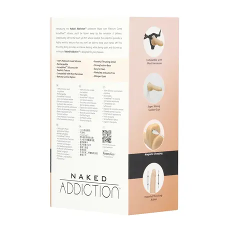 Naked Addiction Thrusting Vanilla Model 16.5 cm with Remote Control