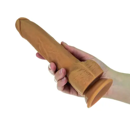 Naked Addiction Thrusting Model 23 cm Caramel Remote-Controlled Silicone