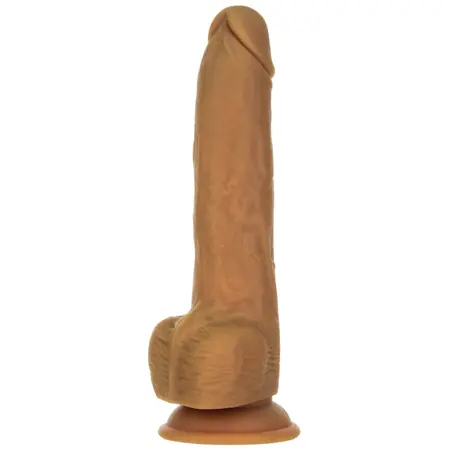 Naked Addiction Thrusting Model 23 cm Caramel Remote-Controlled Silicone