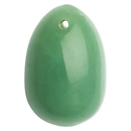 La Gemmes Jade Egg L - Large Natural Jade Pelvic Floor Trainer 5x3.5cm