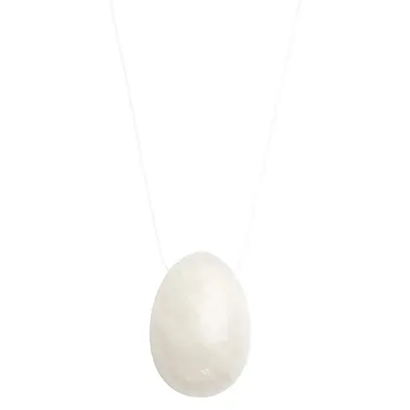 La Gemmes Yoni Egg Clear Quartz S - Small Natural Gemstone Trainer