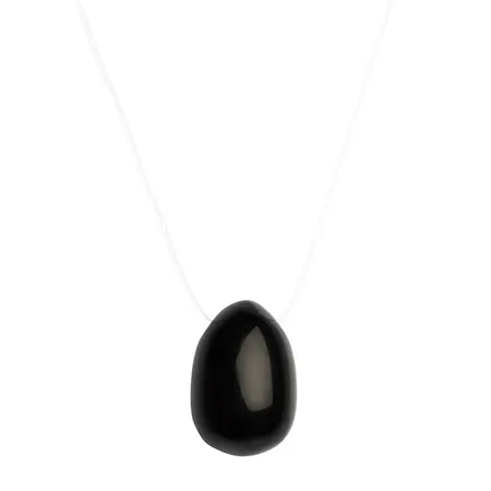 La Gemmes Black Obsidian Yoni Egg S - Natural Gemstone Trainer 3cm