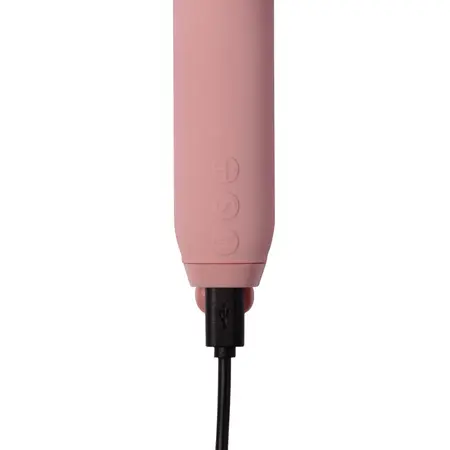 Je Joue Amour Pale Heart-Shaped Intimate Bullet, USB Rechargeable, Silicone