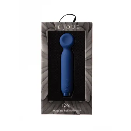 Je Joue Vita Blue - Compact Multi-Function Wand-Tipped Vibrator