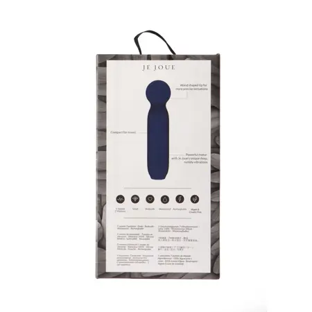 Je Joue Vita Blue - Compact Multi-Function Wand-Tipped Vibrator