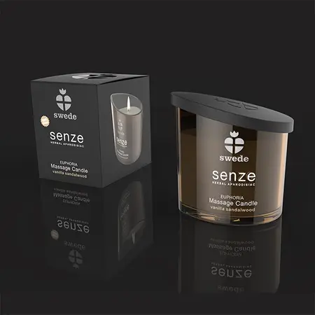 Swede Senze Euphoria Massage Candle 150ml - Vanilla & Sandalwood Aroma