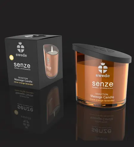 Swede Senze Seduction Massage Candle 150ml - Aromatic Soy Oil Blend