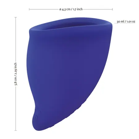 Fun Factory Fun Cup Kit Pink & Ultramarine - Dual Size Menstrual Cups