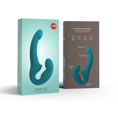 Fun Factory Share Lite Deep Sea Blue Dual-Ended Intimate Device 30cm