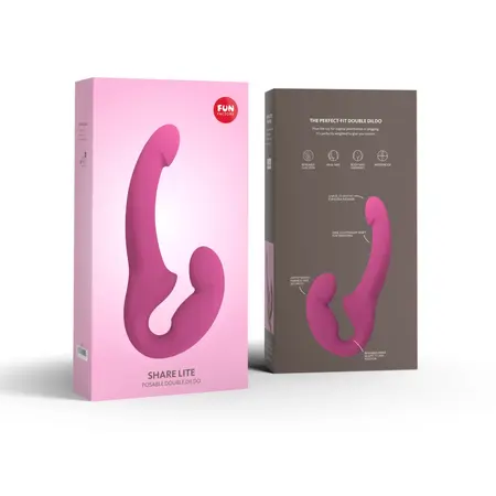 Fun Factory SHARE LITE Blackberry Double-Ended Lightweight Model 30cm