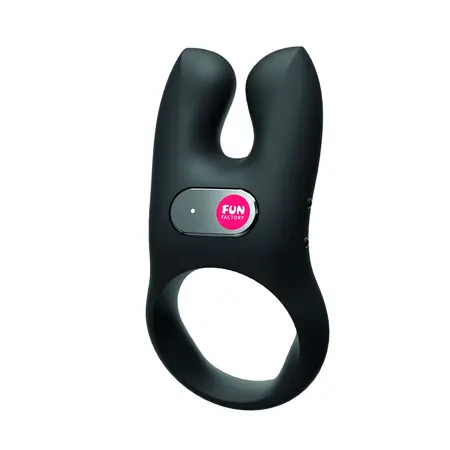 Fun Factory NOS Black - Dual Motor Rechargeable Intimate Ring