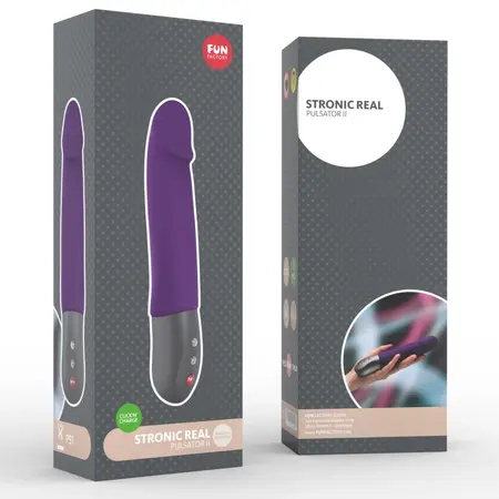 Fun Factory Stronic Real II Dark Violet Pulsator Rechargeable 20cm