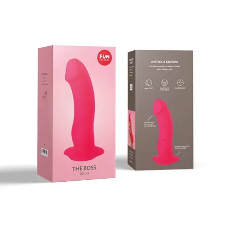 Fun Factory The Boss Pink Silicone Intimate Device 18cm x 4.2cm
