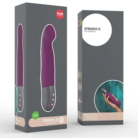 Fun Factory Stronic G II Grape Pulsator - Curved Rechargeable Model