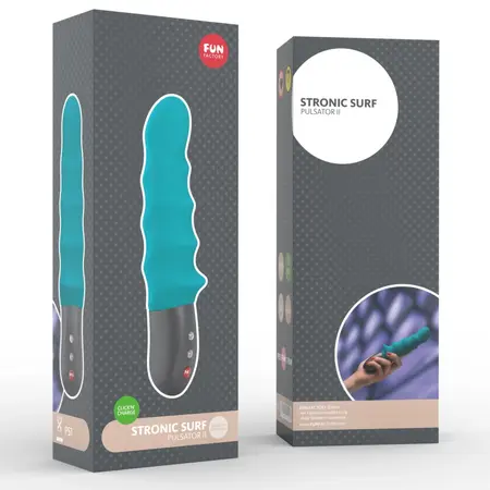 Fun Factory Stronic Surf II Petrol - Pulsating Massage Device, Slim Design