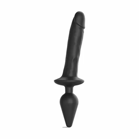 Strap-On-Me Switch Plug-in Intimate Device Black Size S Silicone
