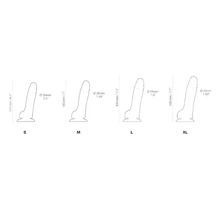 Strap-On-Me Soft Model Vanilla M Silicone Harness-Compatible System