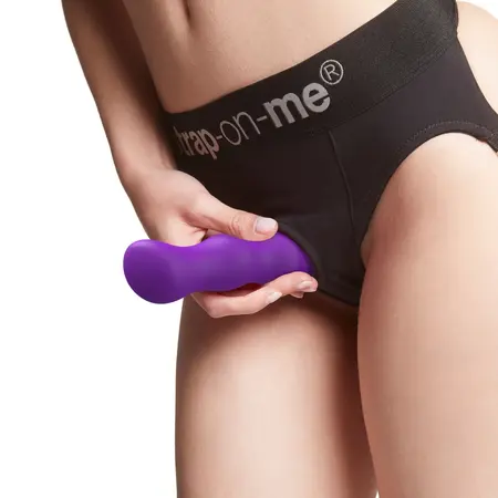 Strap-On-Me Geisha Ball Intimate System Purple M - 3 Rotating Beads