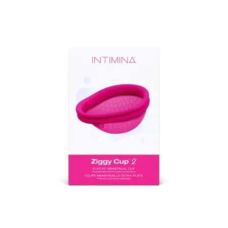 Intimina Ziggy Cup 2 Size B - Flexible Menstrual Disc with Ribbed Tab
