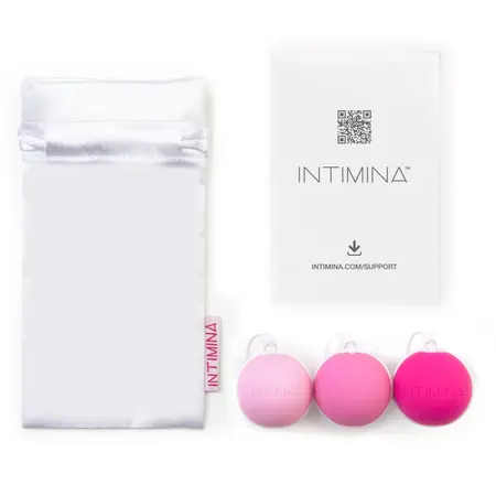 Intimina Laselle Kegel Routine Pelvic Floor Training Balls Set 3 pcs