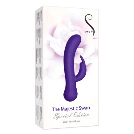 Swan Majestic Swan Special Edition Dual Motor Intimate Machine, Pink, 21cm