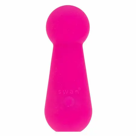 Swan Mini Swan Pawn Compact Vibrating Device, Silicone, USB, Pink