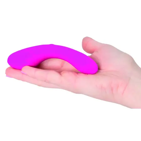 Swan Mini Swan Wand Vibrating Massager, Compact, Silicone, USB, Pink