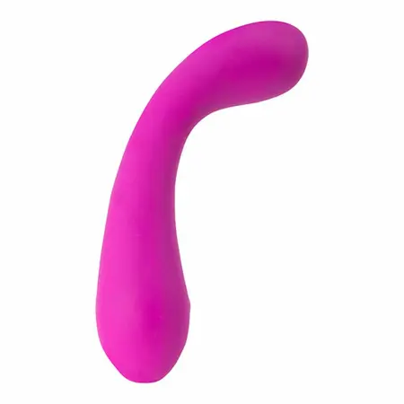 Swan Curve Pink Intimate Massager with Squeeze Control, Silicone