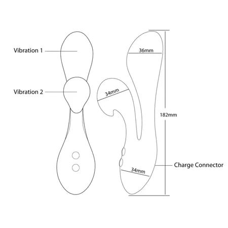 Swan Silhouette Intimate Device Dual Motor Pink Satin Finish