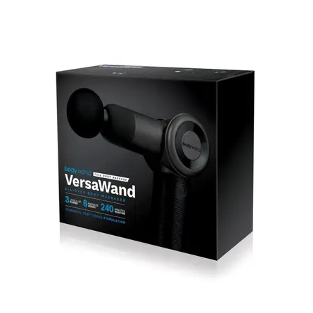 Bodywand VersaWand Grey - Multi-Attachment Deep Tissue Massager, USB